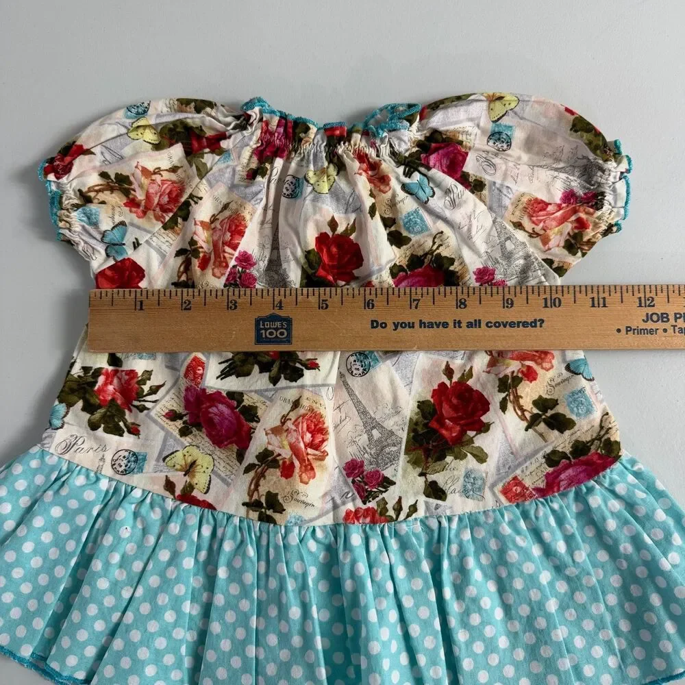 Elizabeth & Me Made In Alabama Baby Girls Vintage Inspired Dress Size 6 Months